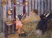Edouard Vuillard Scha Guitry Dans sa Loge oil on canvas
